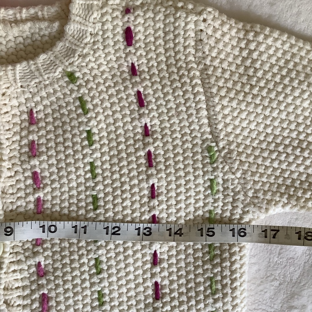 Cream Knit Sweater (Youth 12) - Picture 12 of 13